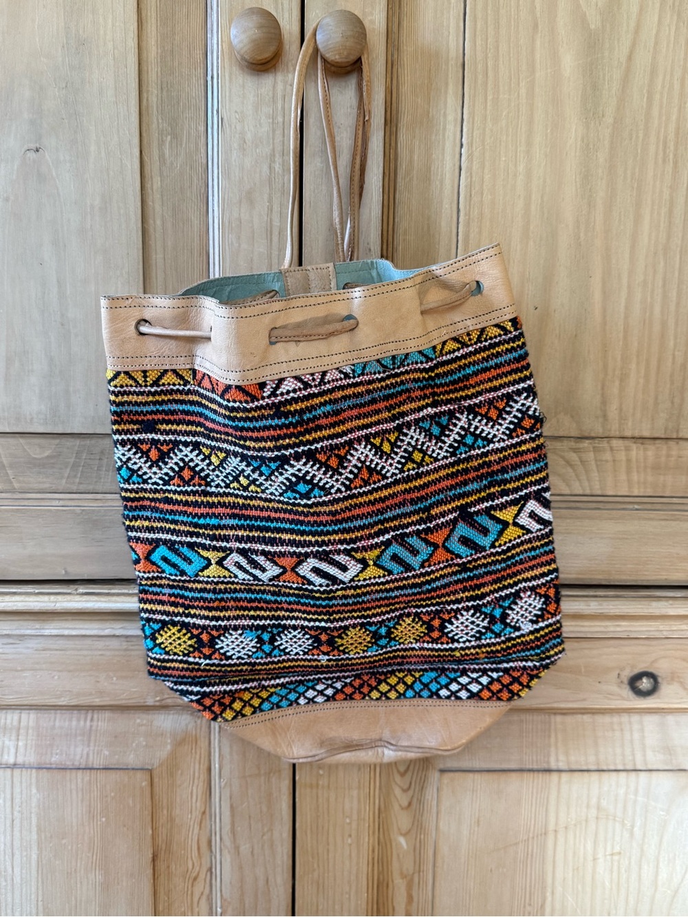 VIntage boho sling bag purchased in Morocco- NEVER USED
